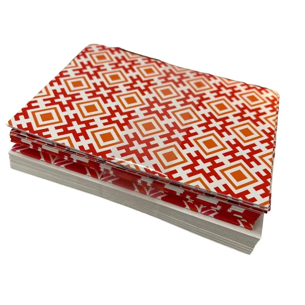 David Hicks Gift Box Notecard Set Envelopes English Decorator Designer Motifs
